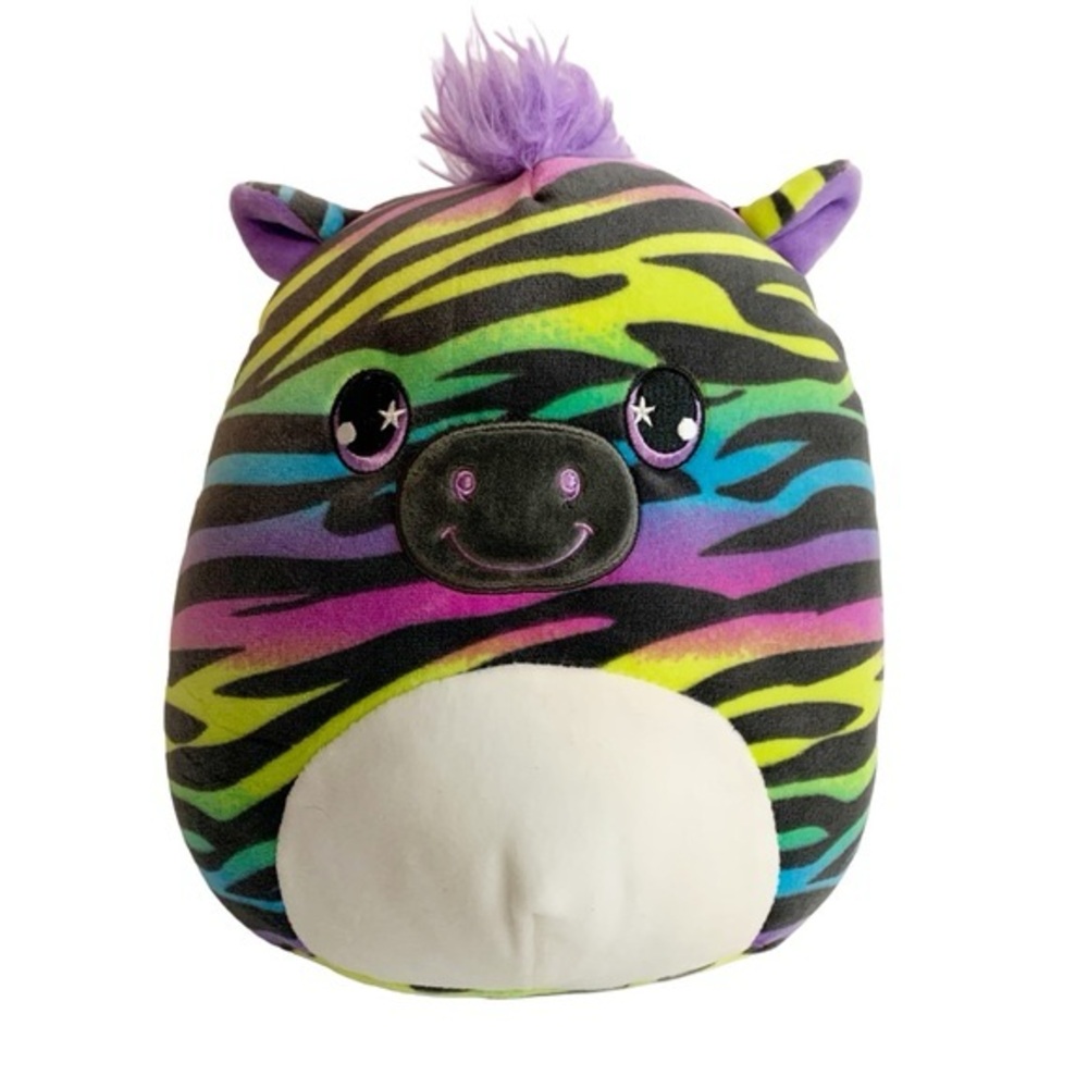 Safiyah the Zebra Rainbow Plush Squishmallow Stuffed Animal toy
